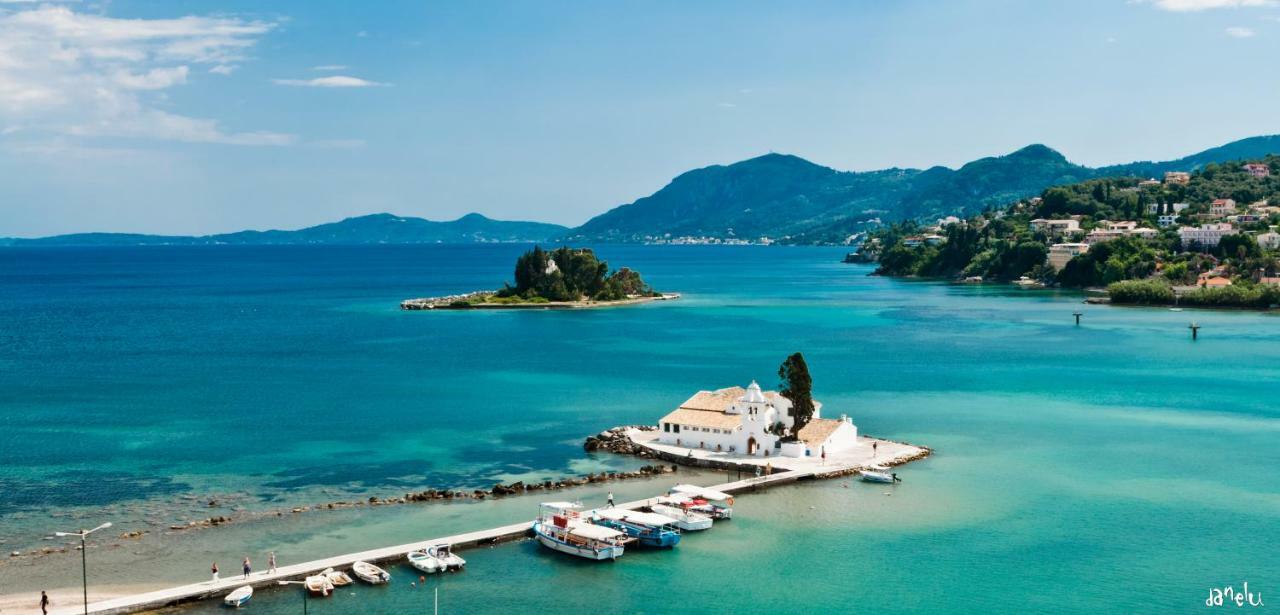 Antonela Sunshine Apartment By Corfu Escapes بيراما المظهر الخارجي الصورة
